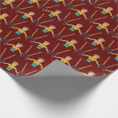 Gymnastische ringing cadeaupapier (Hoek)