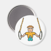 Gymnastische ringing magneet (Voorkant / Achterkant)