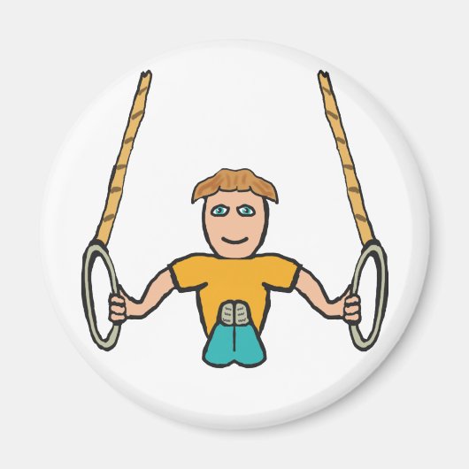 Gymnastische ringing magneet (Voorkant)