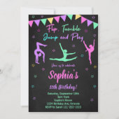 Gymnastische uitnodiging (Voorkant)