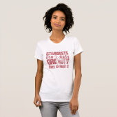 "GYMNASTS DEFEAT GRAVITY" T-SHIRT (Voorkant volledig)