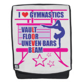 Gymnast's, ik hou van Gymnastiek, Gymnastiek, Gym Rugtassen (Voorkant)