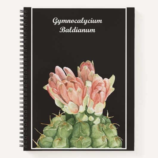 Gymnocalycium Baldianum Cactus Notitieboek (Voorkant)