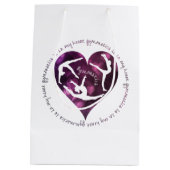 Gymntiek is in Mijn Heart Custom Gift Bag Medium Cadeauzakje (Achterkant)