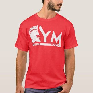 GymSpartanBeast OnGym Motivation Fitness Gezegden T-shirt