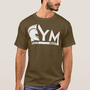 GymSpartanBeast OnGym Motivation Fitness Gezegden T-shirt