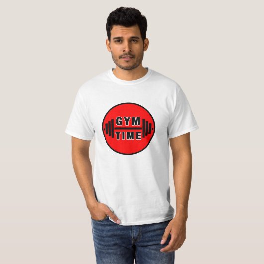 Gymtijd T-shirt (Voorkant volledig)