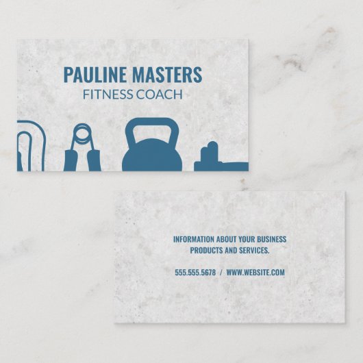 gymuitrusting | Trainingshulpmiddelen Afsprakenkaartje (Voorkant / Achterkant)