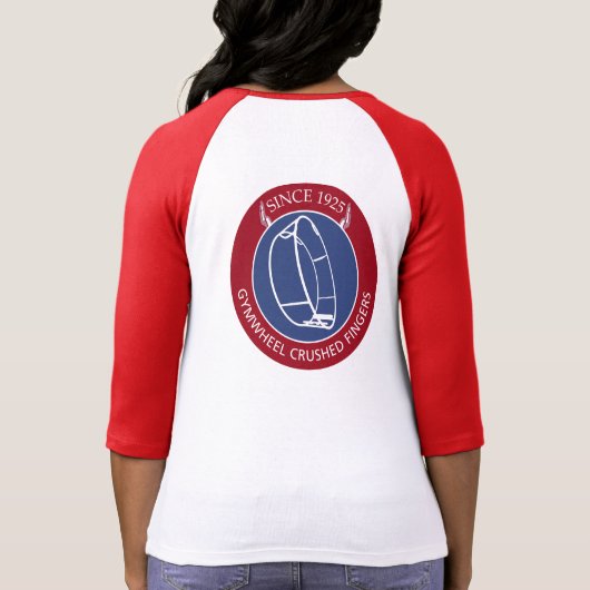 Gymwheel Crushed Fingers Baseball Shirt Women (Achterkant)