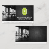 gymzaal | Hartmonitor Visitekaartje (Voorkant / Achterkant)