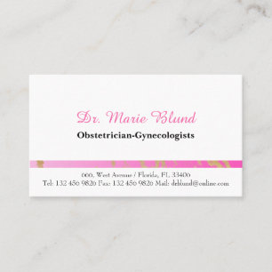 Gynaecologen Obstetricien ziekenhuis OBGYN Visitekaartje