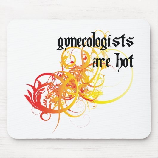 Gynaecologen zijn warm muismat (Voorkant)