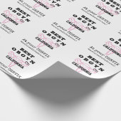 Gynaecoloog Beste OBGYN op Stad of Stad Cadeaupapier (Hoek)