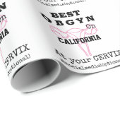 Gynaecoloog Beste OBGYN op Stad of Stad Cadeaupapier (Rol Hoek)