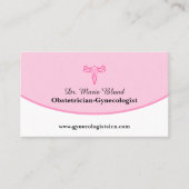 Gynaecoloog OBGYN-Kaart met QR-code Visitekaartje (Voorkant)