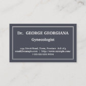 Gynaecoloog Visitekaartje (Voorkant)