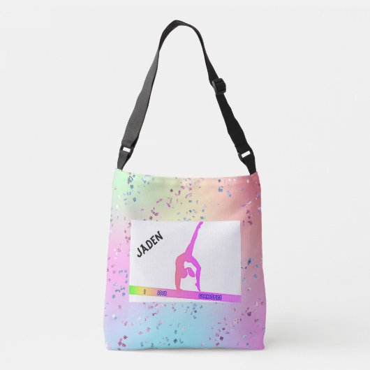 GYNASTICS CROSSBODY TAS GEPERSONALISEERD! (Achterkant)