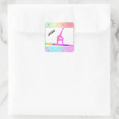 GYNASTICS STICKER PERSONALISEERD! (Tas)