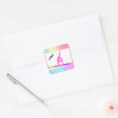 GYNASTICS STICKER PERSONALISEERD! (Envelop)