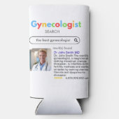 GYNECOLOGIST obstetrician doctor GOOGLE search Seltzer Blikjeskoeler (Achterkant)