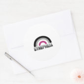 Gynefilie Pride Ronde Sticker (Envelop)