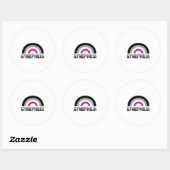 Gynefilie Pride Ronde Sticker (Vel)