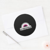 Gynefilie Pride Ronde Sticker (Envelop)
