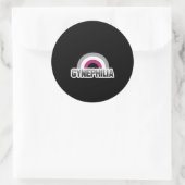 Gynefilie Pride Ronde Sticker (Tas)