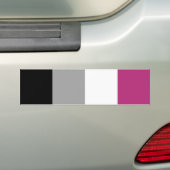 Gynefilie Pride Vlag Bumpersticker (Op auto)