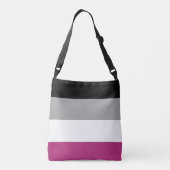 Gynefilie Pride Vlag Crossbody Tas (Achterkant)