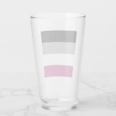 Gynefilie Pride Vlag Glas (Achterkant)