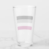 Gynefilie Pride Vlag Glas (Achterkant)