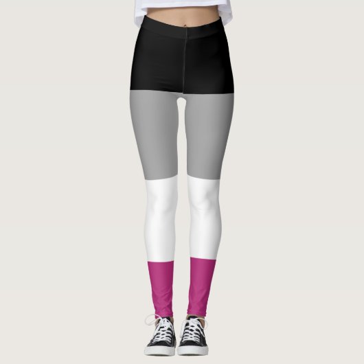 Gynefilie Pride Vlag Leggings (Voorkant)