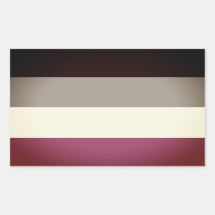 Gynefilie Pride Vlag Rechthoekige Sticker