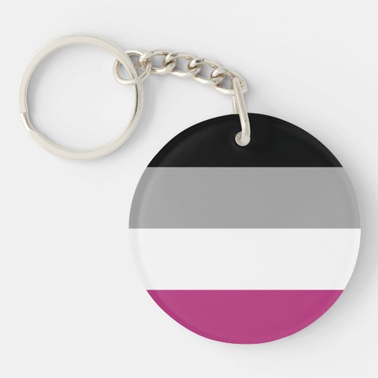 Gynefilie Pride Vlag Sleutelhanger (Voorkant)