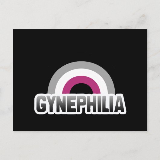 Gynefilie trots briefkaart (Voorkant)