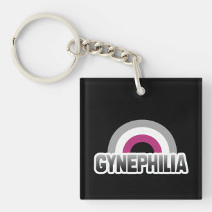 Gynefilie trots sleutelhanger