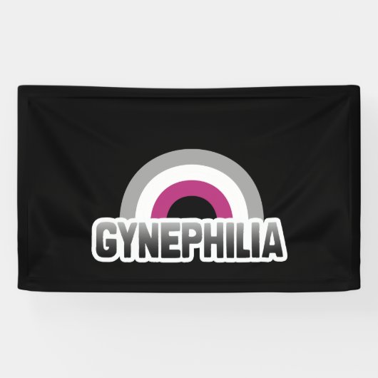 Gynefilie trots spandoek (Horizontaal)