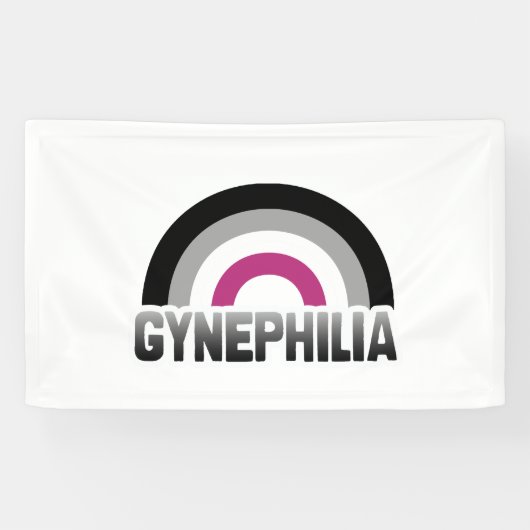 Gynefilie trots spandoek (Horizontaal)