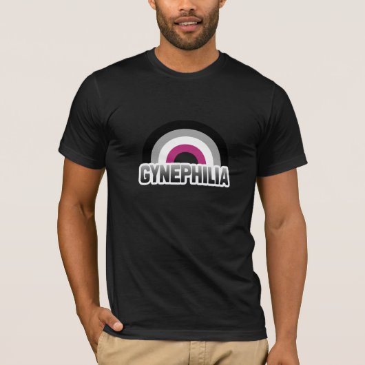 Gynefilie trots t-shirt (Voorkant)