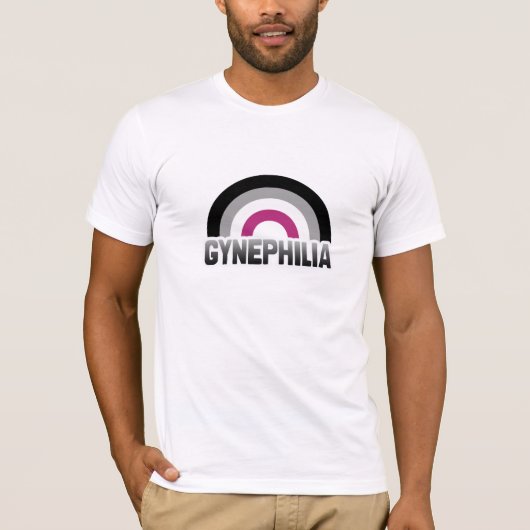 Gynefilie trots t-shirt (Voorkant)