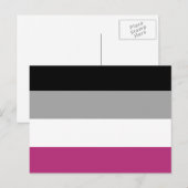 Gynephilia Pride Flag Briefkaart (Voorkant / Achterkant)