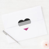 Gynephilia Pride Flag Hart Sticker (Envelop)