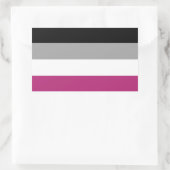 Gynephilia Pride Flag Rechthoekige Sticker (Tas)