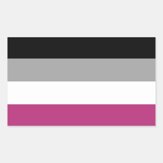 Gynephilia Pride Flag Rechthoekige Sticker (Voorkant)