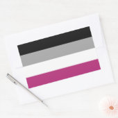 Gynephilia Pride Flag Rechthoekige Sticker (Envelop)