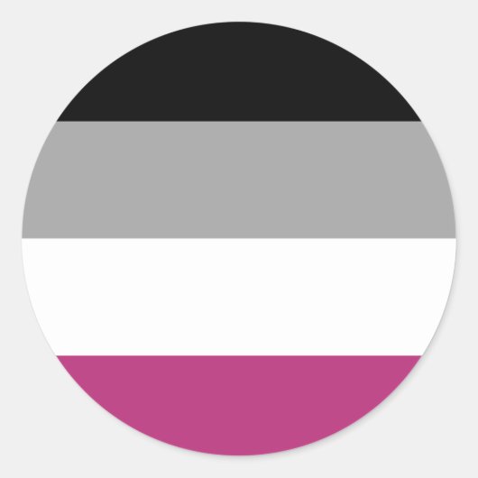 Gynephilia Pride Flag Ronde Sticker (Voorkant)