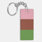 Gynesexual Pride Flag Sleutelhanger (Voorkant Links)