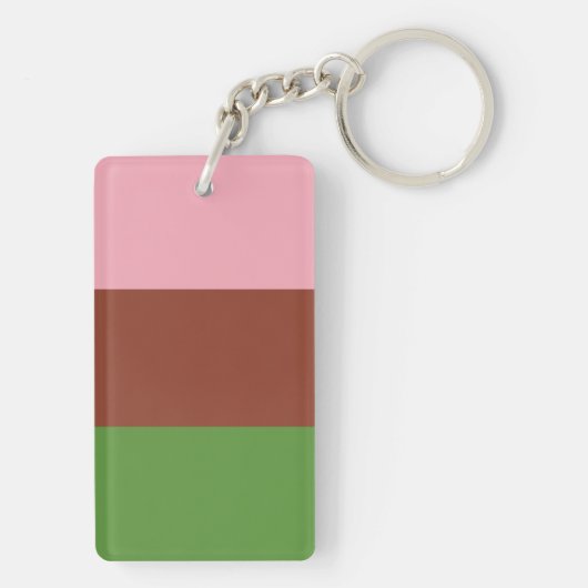 Gynesexual Pride Flag Sleutelhanger (achterkant)