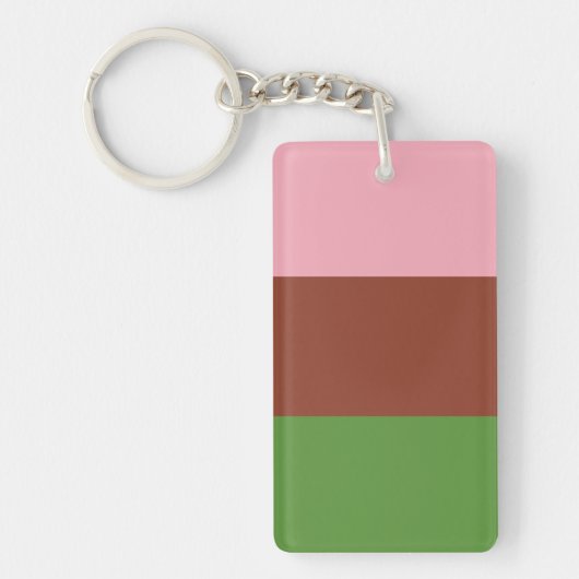 Gynesexual Pride Flag Sleutelhanger (Voorkant)
